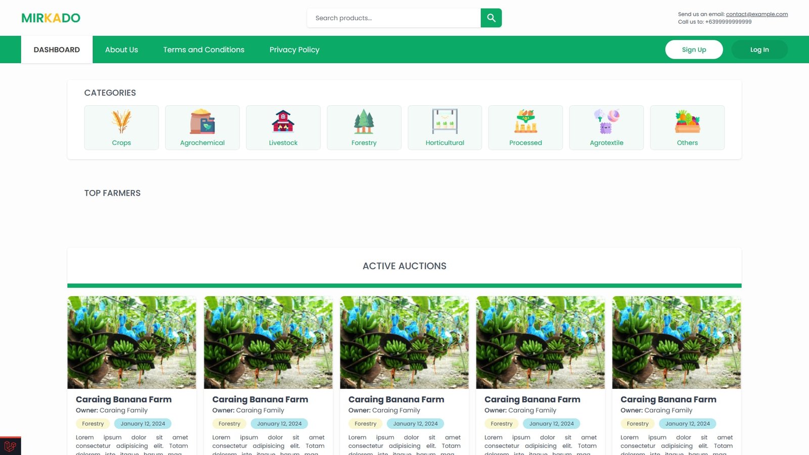 Merkado | E-Commerce w/ Auction System